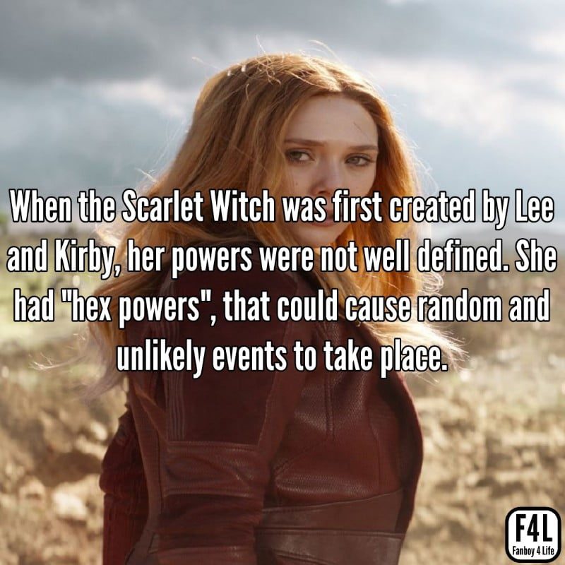 Scarlet Witch posing