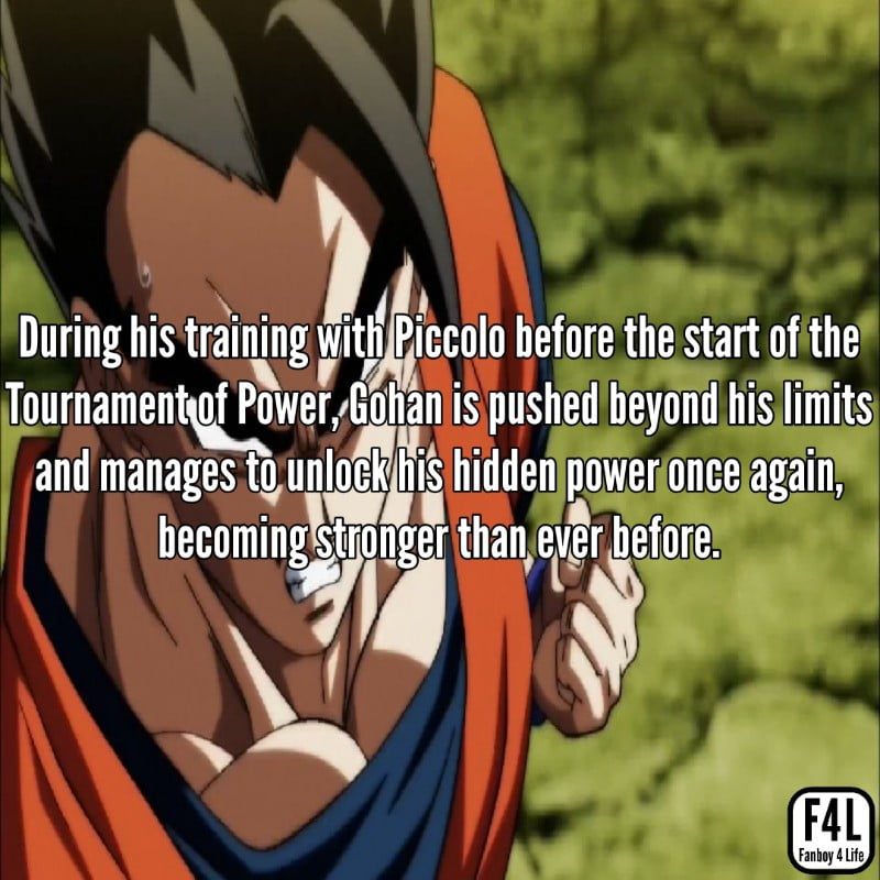 Gohan at the Tournament of Power