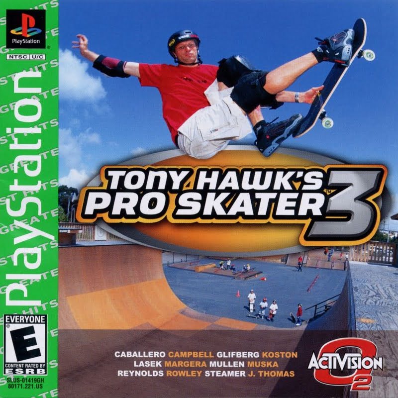 PlayStation Game Tony Hawk 3