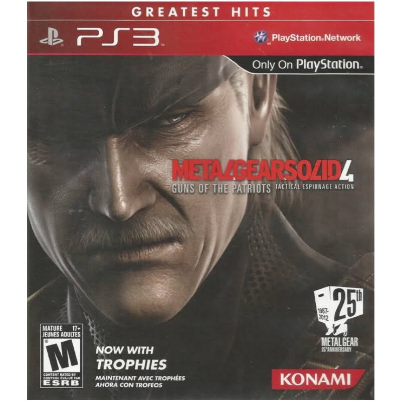 PlayStation 3 Games - MGS 4